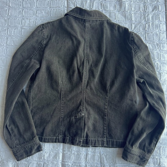 J. Jill Utility Jacket – Olive Green XS Petite - Picture 2 of 7